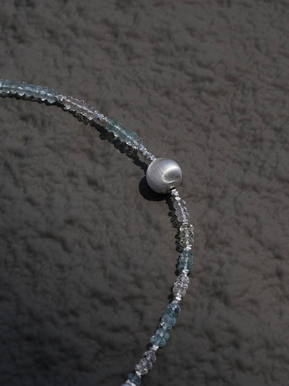 「Chinoiserie」Moonlight Morganite Beaded Bracelet