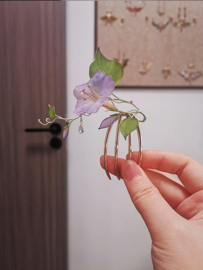 「 Chinoiserie」Morning Glory Hairpin