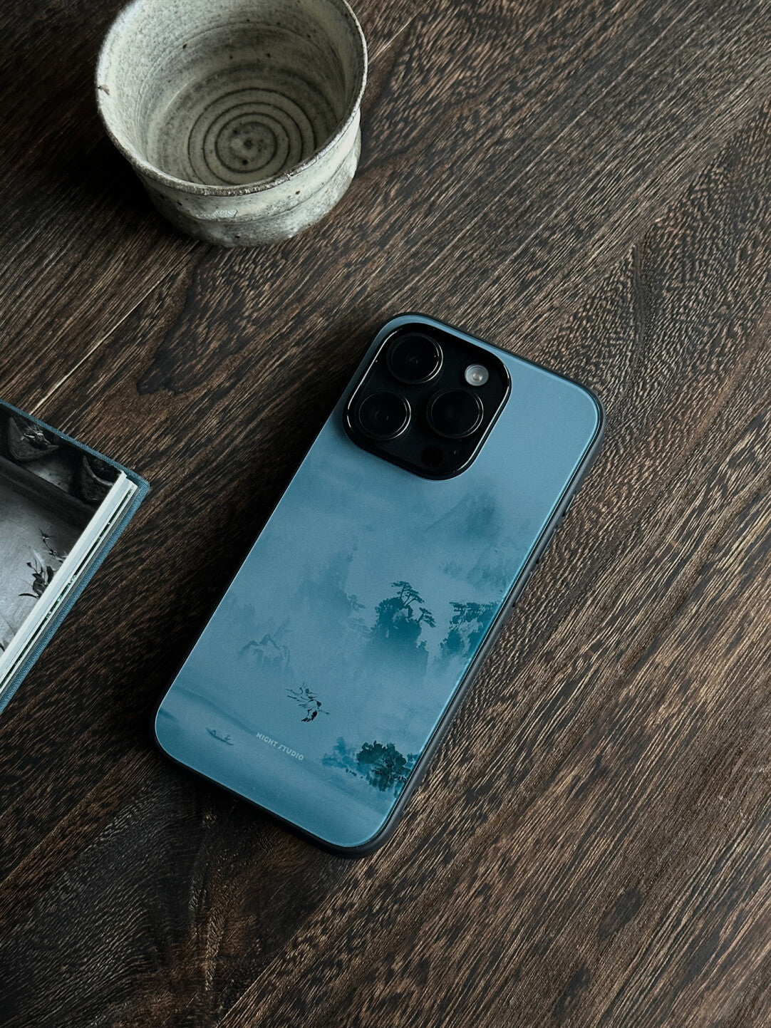 「Chinoiserie」Mountain Morning Chinese Ink Painting Phone Case