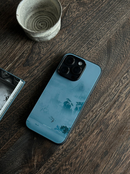 「Chinoiserie」Mountain Morning Chinese Ink Painting Phone Case