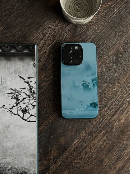 「Chinoiserie」Mountain Morning Chinese Ink Painting Phone Case