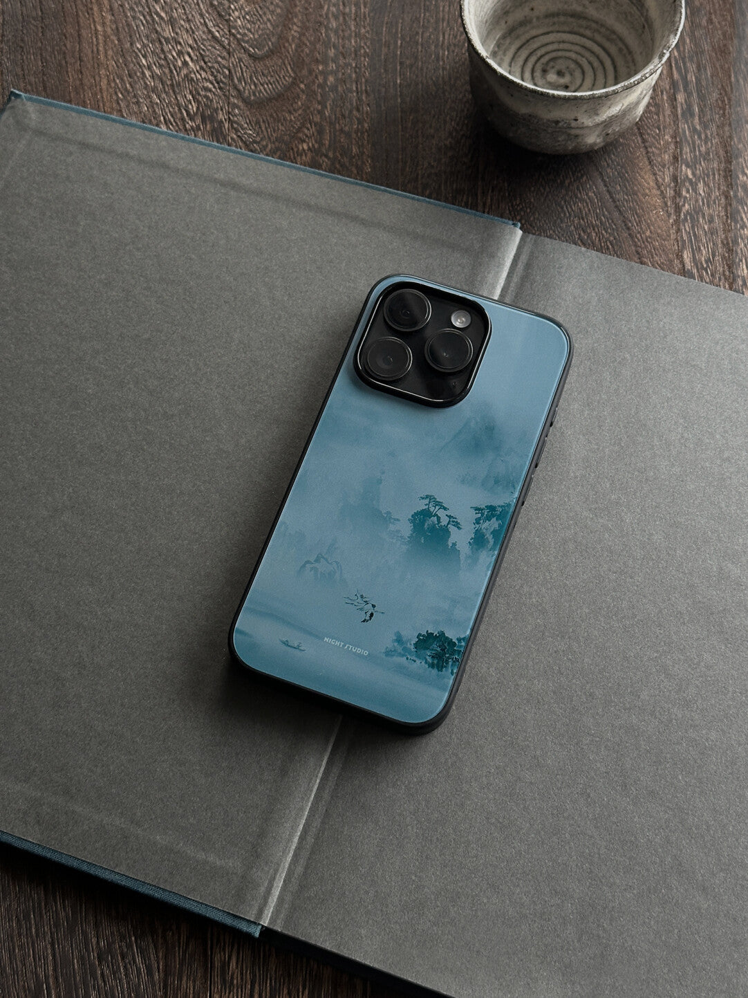 「Chinoiserie」Mountain Morning Chinese Ink Painting Phone Case