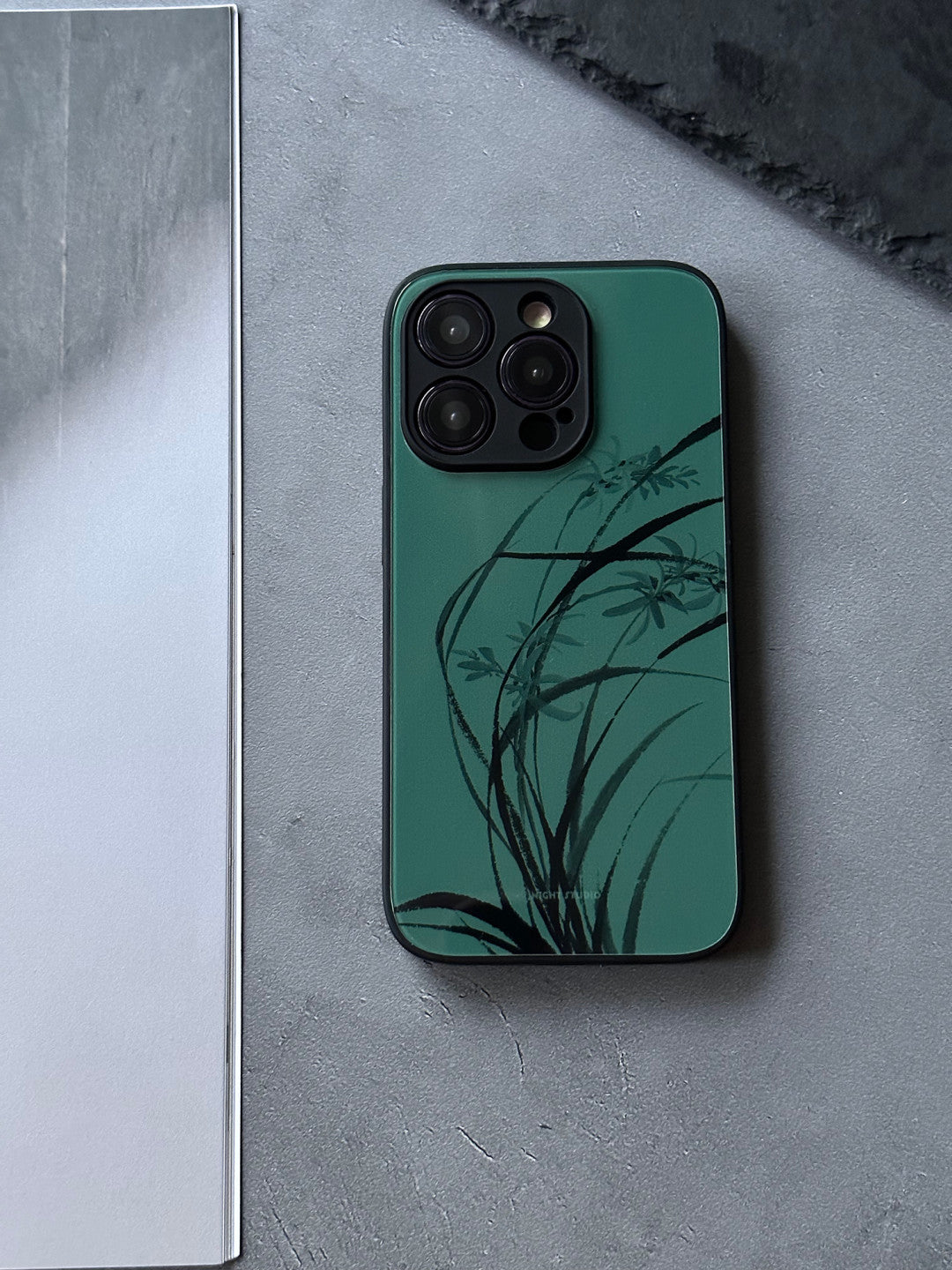 「Chinoiserie」Orchid Grass Chinese Traditional Painting Phone Case