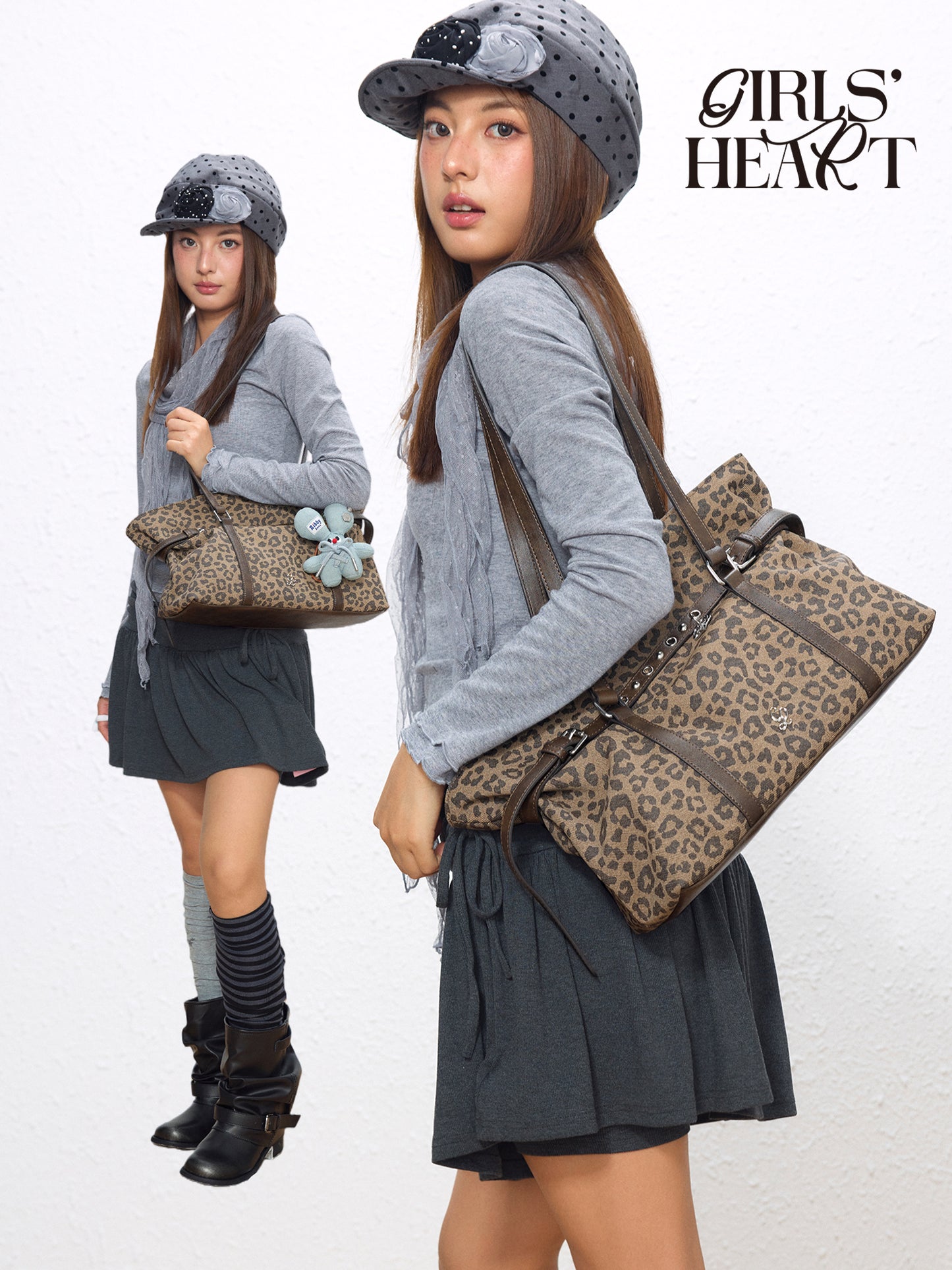 Vintage Buckle Strap Leather Shoulder Bag | Bag | Three Fleas