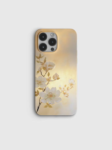 「Chinoiserie」Pear Blossom Printed Phone Case