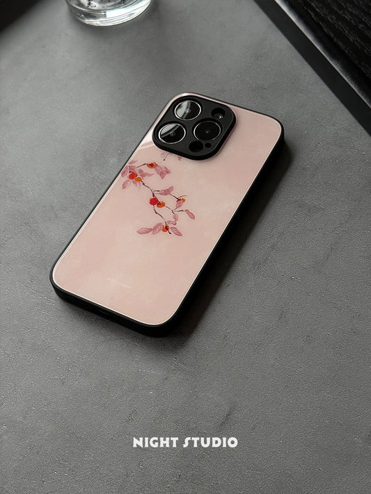「Chinoiserie」Persimmon Printed Phone Case