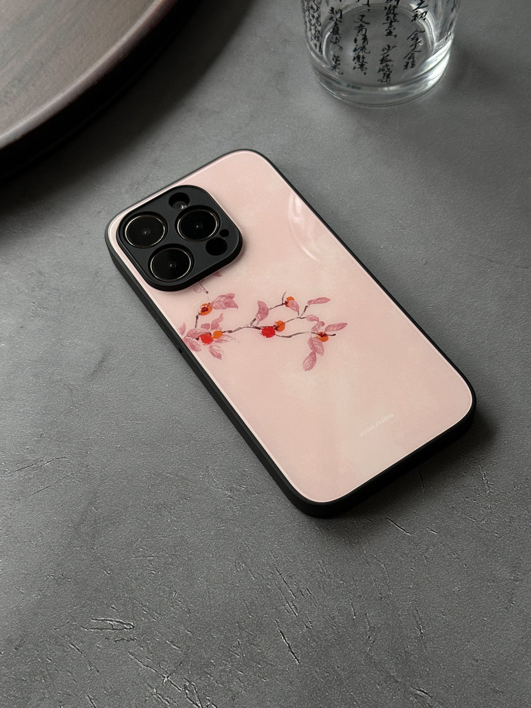 「Chinoiserie」Persimmon Printed Phone Case