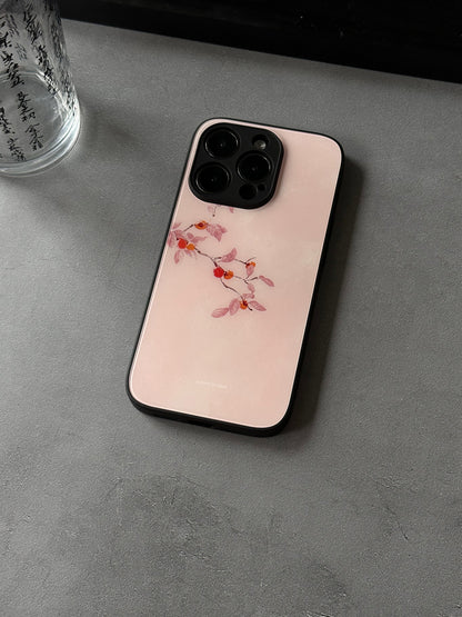 「Chinoiserie」Persimmon Printed Phone Case