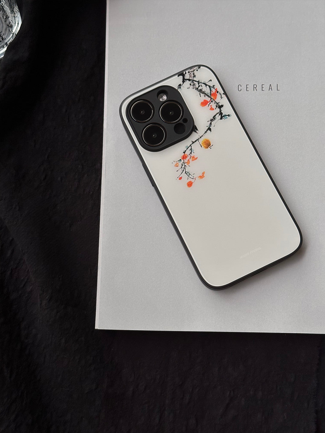 「Chinoiserie」Persimmon Printed Phone Case
