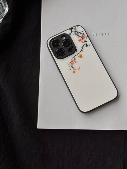 「Chinoiserie」Persimmon Printed Phone Case