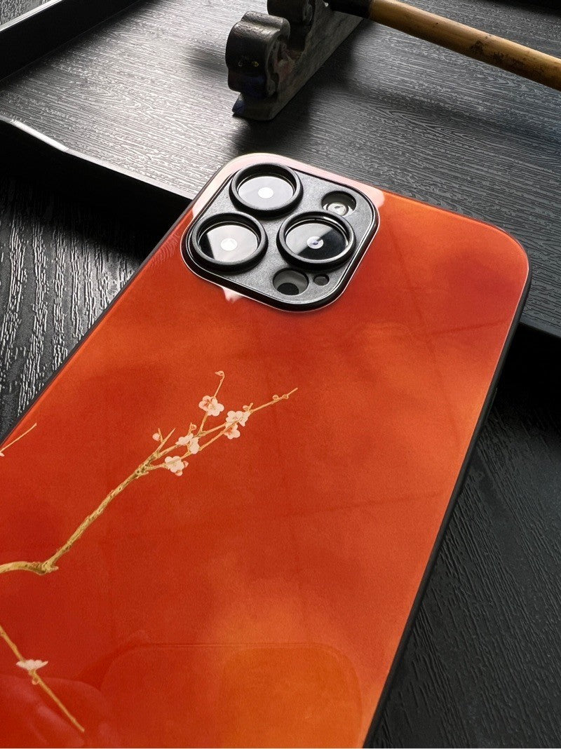 「Chinoiserie」Plum Blossom Sunset Phone Case