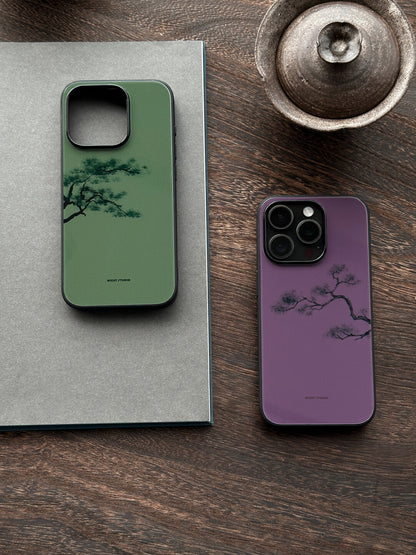 [Chinoiserie] Purple Pine Phone Case