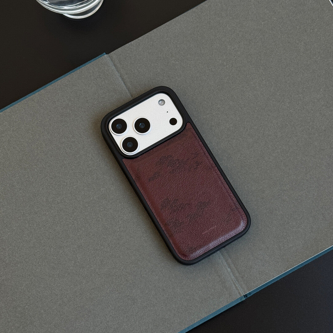 「Chinoiserie」Red Pine PU Phone Case
