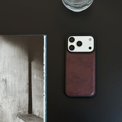 「Chinoiserie」Red Pine PU Phone Case