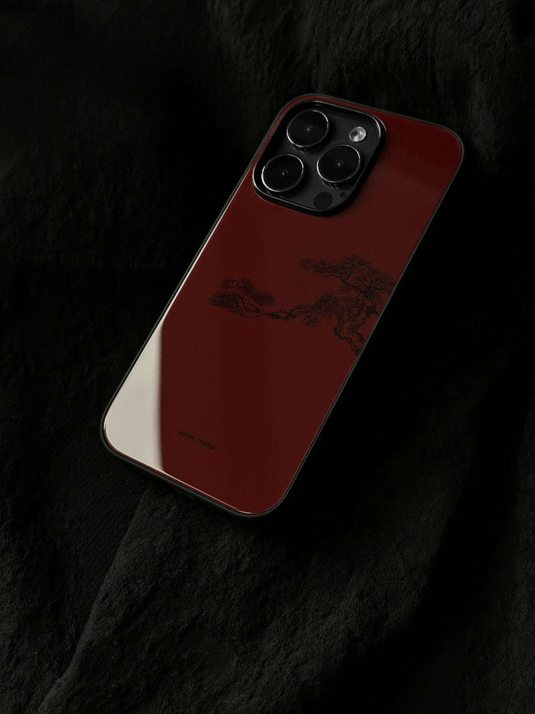 「Samsung」Red Pine Printed Phone Case