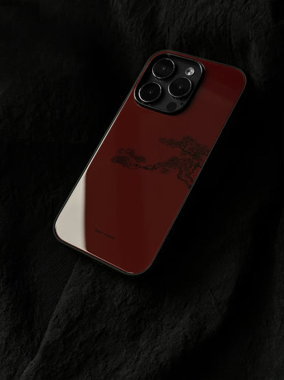 「Samsung」Red Pine Printed Phone Case