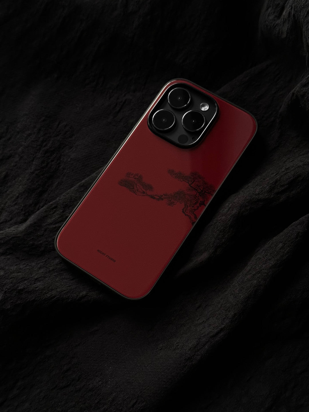 「Samsung」Red Pine Printed Phone Case