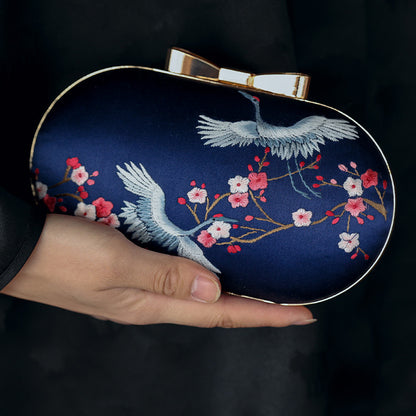 [Chinoiserie] Retro Embroidery Clutch Bag