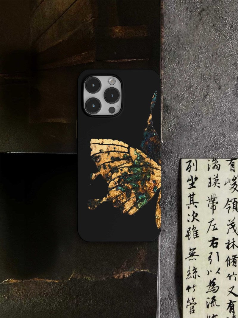「Chinoiserie」Rusty Butterfly Printed Phone Case