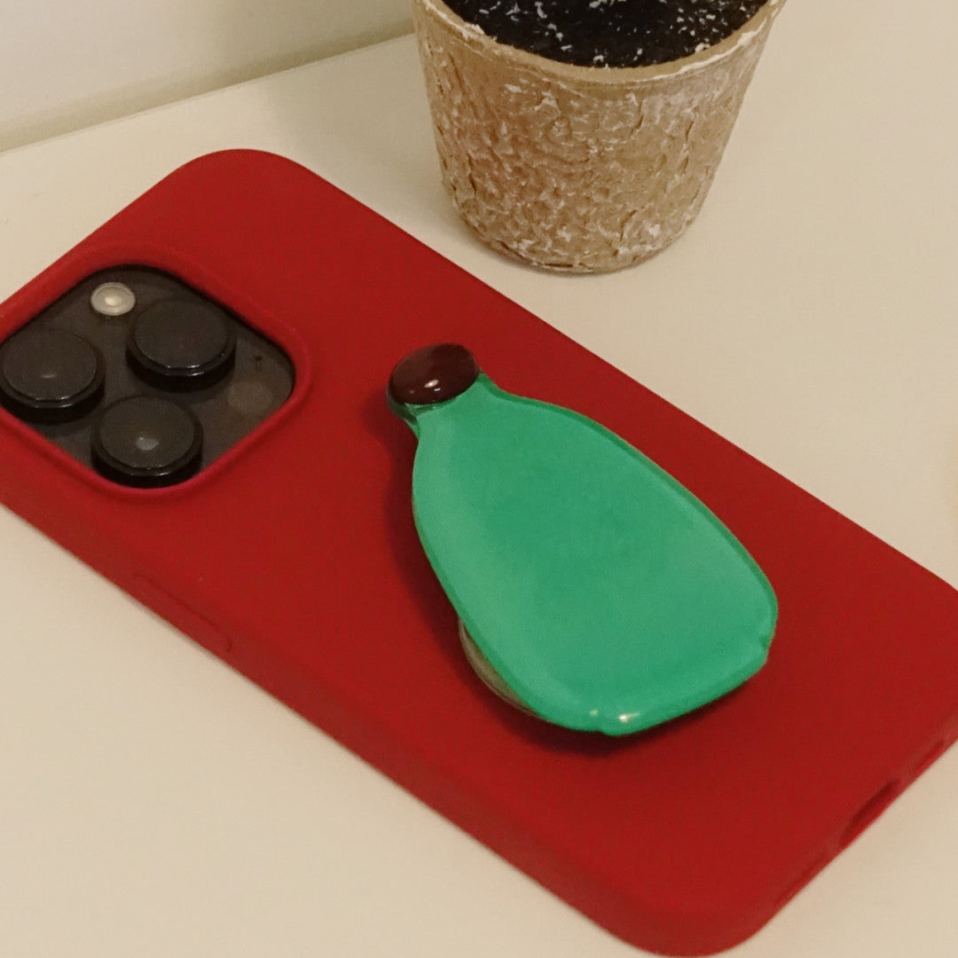 「Chinoiserie」Snuff Bottle Natural Agate MagSafe Phone Holder