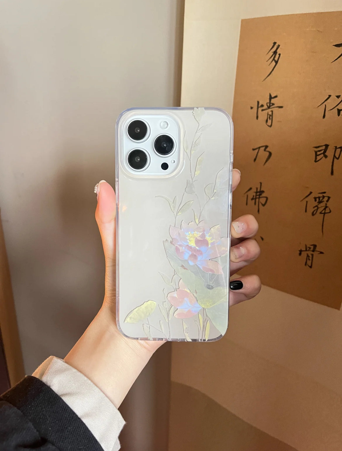 Chinoiserie」Summer Lotus Printed Phone Case | Phone Case Chinoiserie」Summer Lotus Printed Phone Case | Phone Case