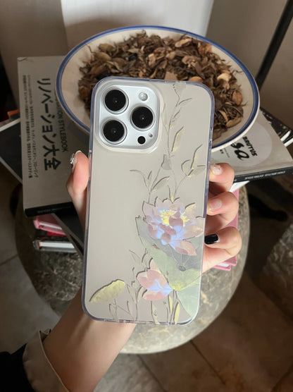 「Chinoiserie」Summer Lotus Printed Phone Case