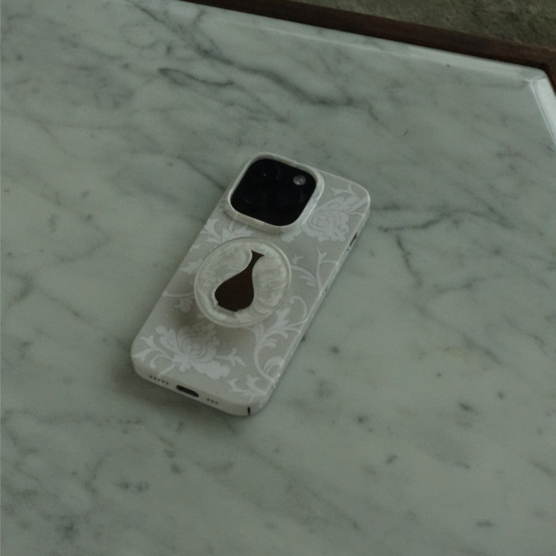「Chinoiserie」Tang Dynasty Vase Phone Case with MagSafe Holder