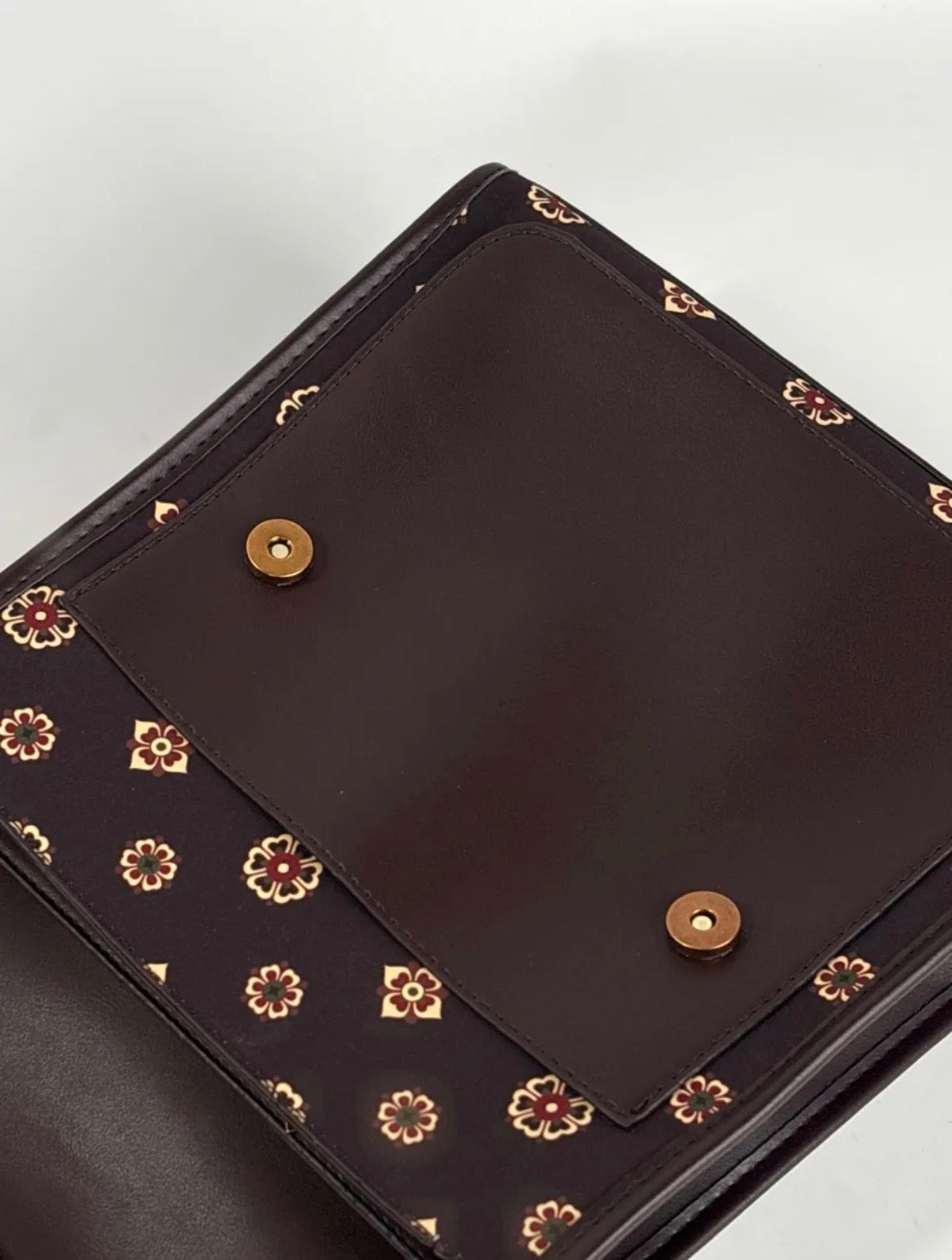 [Chinoiserie] Traditional Auspicious Pattern Brown Backpack