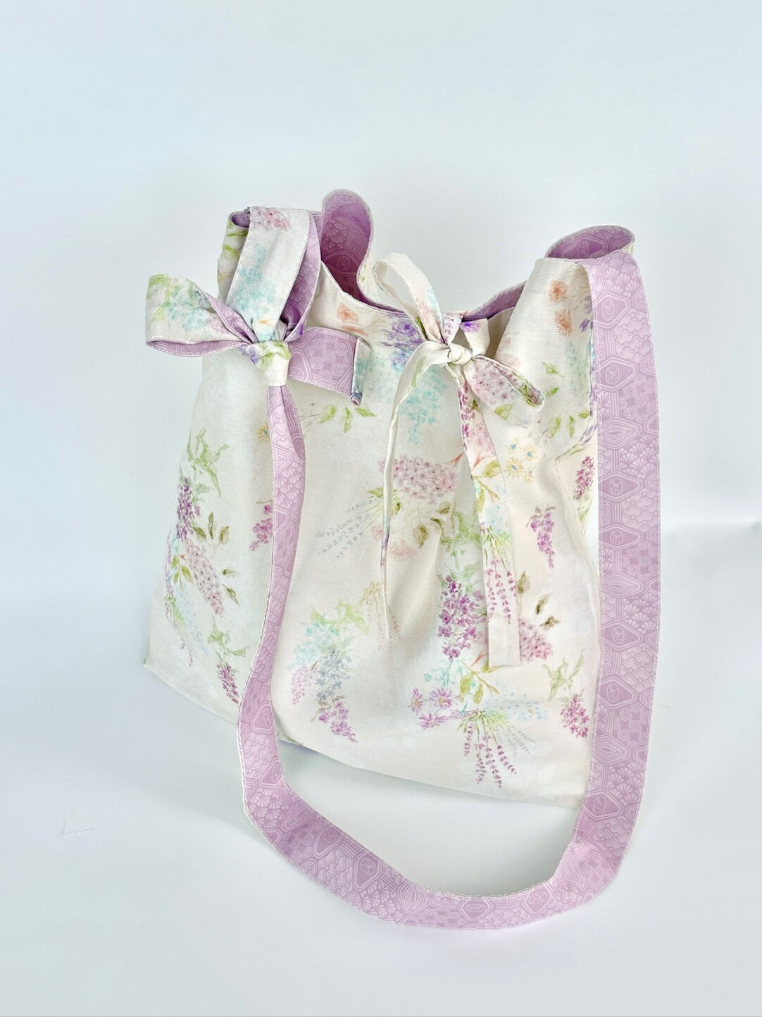 [Chinoiserie] Traditional Auspicious Pattern Double Face Tote Bag