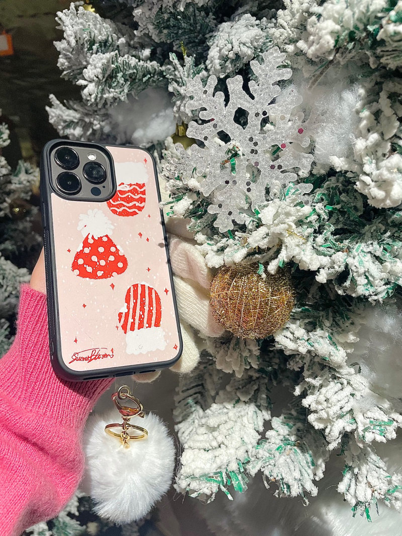 Christmas Gloves Printed Phone Case