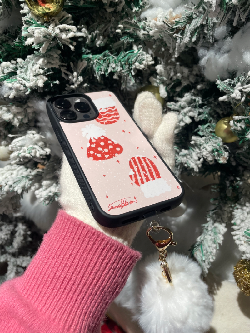 Christmas Gloves Printed Phone Case