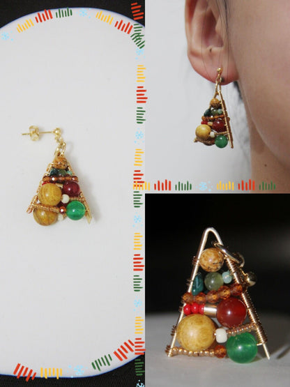 Christmas Tree Earrings