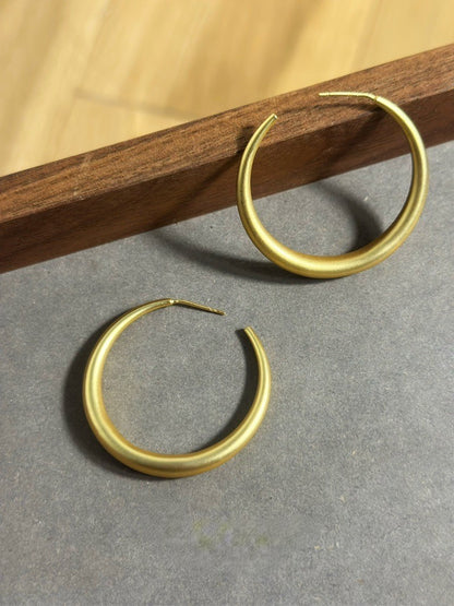 Classic Golden Hoop Earrings