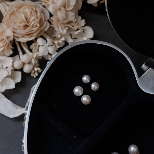 Classic White Freshwater Pearl Earrings