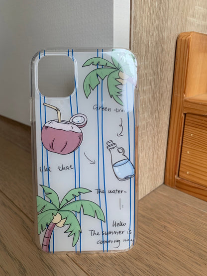 Coconut Tree Printed Phone Case