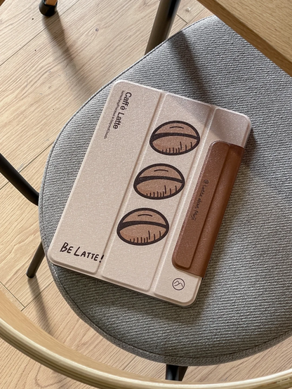 Coffee Beans Printed Aesthetic iPad Case