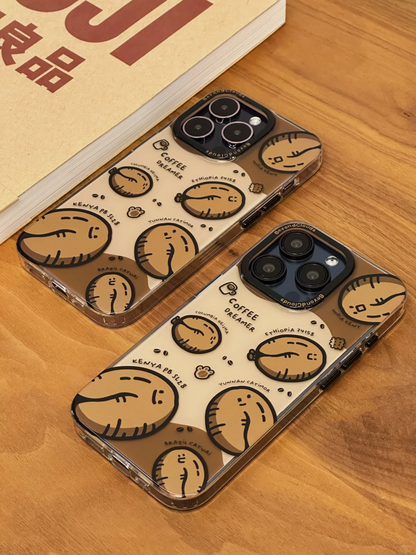 Coffee Dreamer Beans Printed Phone Case
