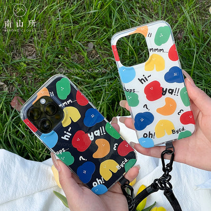 Color Blocks Printed Phone Case
