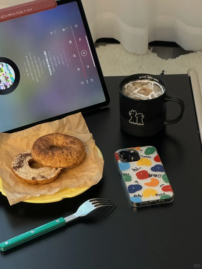 Color Blocks Printed Phone Case