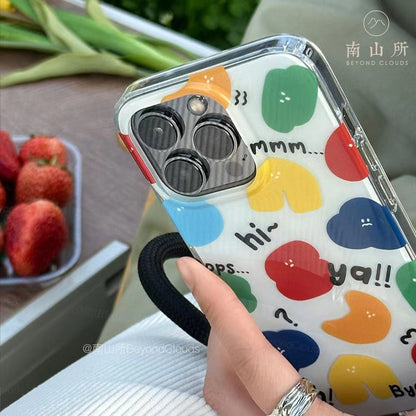 Color Blocks Printed Phone Case