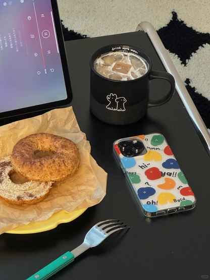 Color Blocks Printed Phone Case