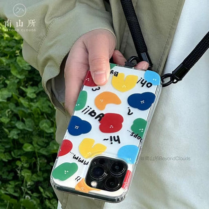 Color Blocks Printed Phone Case