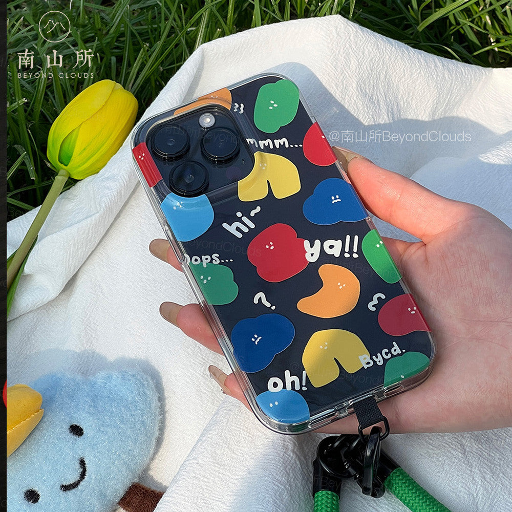 Color Blocks Printed Phone Case