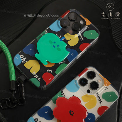 Color Blocks Printed Phone Case