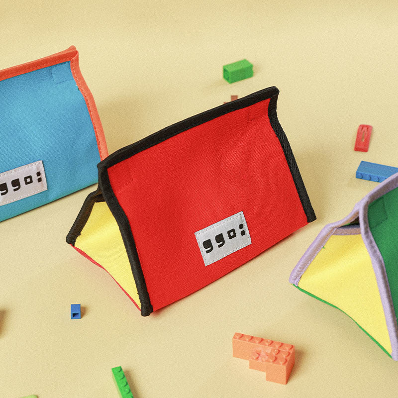 Color Clash Tissue Box Cover