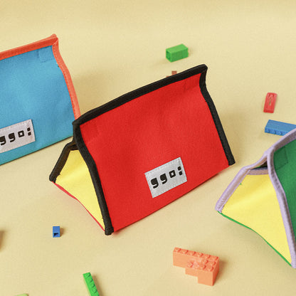 Color Clash Tissue Box Cover