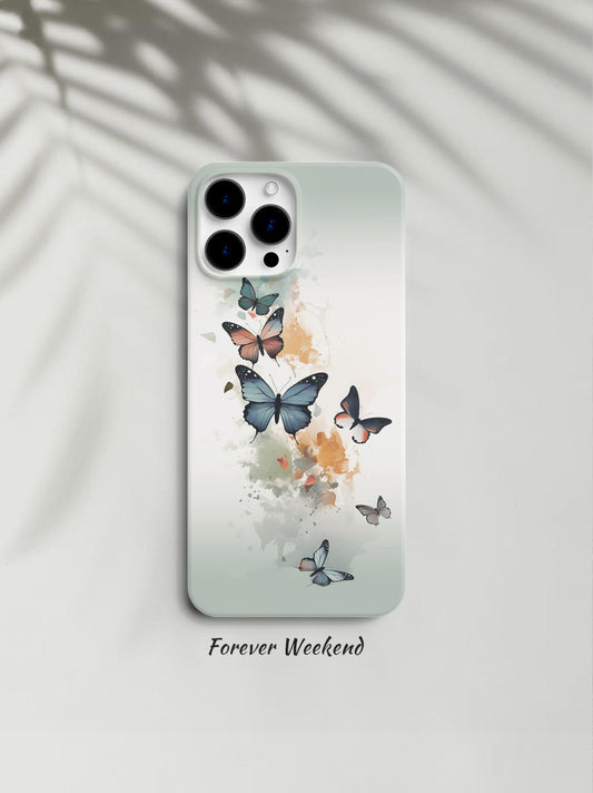 Colorful Butterflies Printed Phone Case