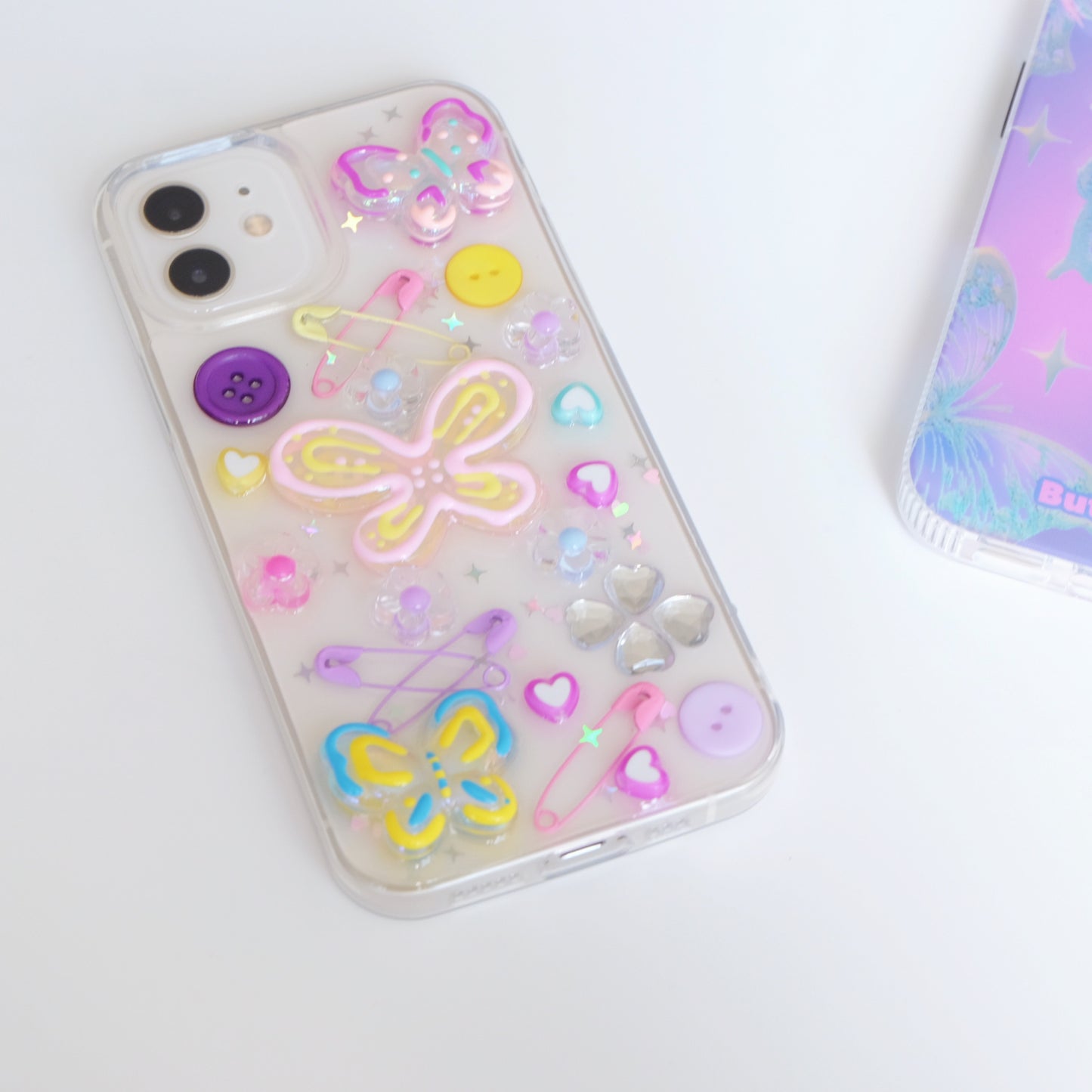 Colorful Butterfly Flower Phone Case