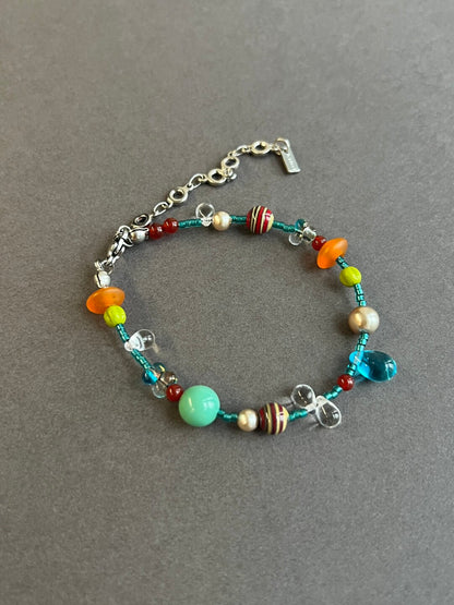 Colorful Summer Beaded Bracelet | Bracelet | Three Fleas