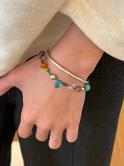 Colorful Summer Beaded Bracelet | Bracelet | Three Fleas